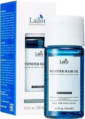 Увлажняющее масло для волос - Lador Wonder Hair Oil (пробник), 10 мл