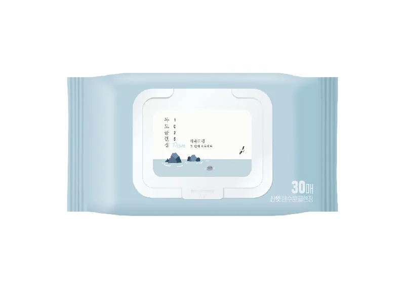 Очищувальні серветки з морською водою ROUND LAB 1025 Dokdo Cleansing Tissue 30 шт