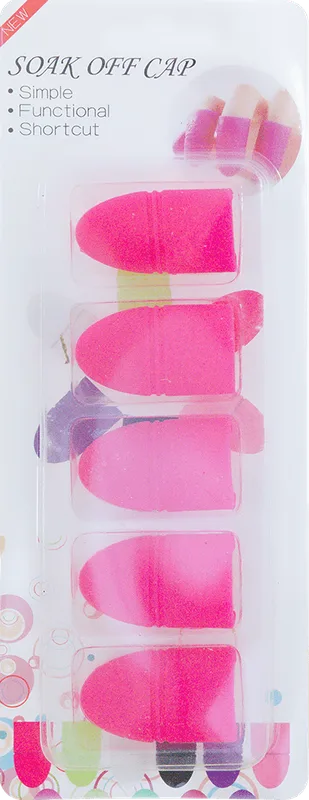 LORENA beauty силіконові ковпачки для зняття гель-лаку, 1 упаковка