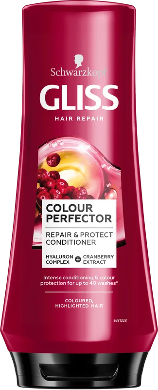 Бальзам Gliss kur Color Perfector для фарбованого та мелірованого волосся 200 мл