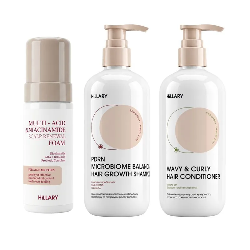 HiLLARY Scalp Cleansing & Hair Fall Reduction Set
