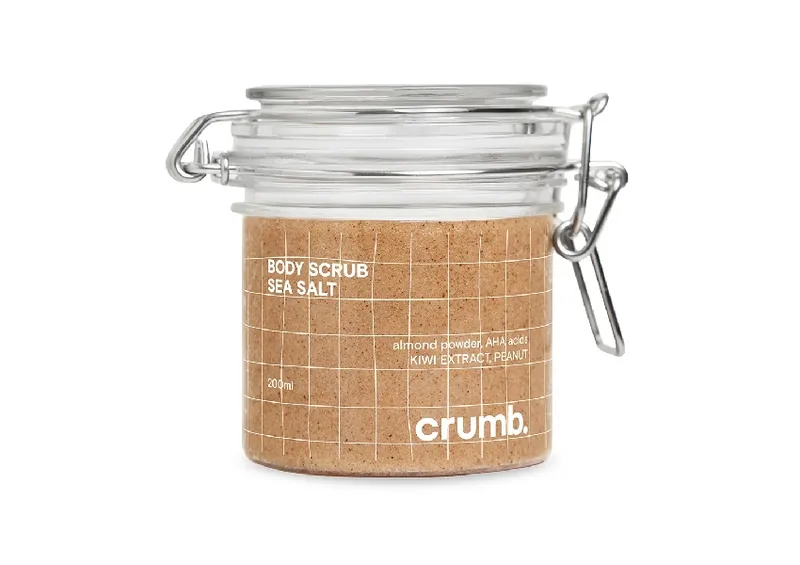 Сольовий скраб для тіла з AHA-кислотами CRUMB Cherry & Santal 200 мл