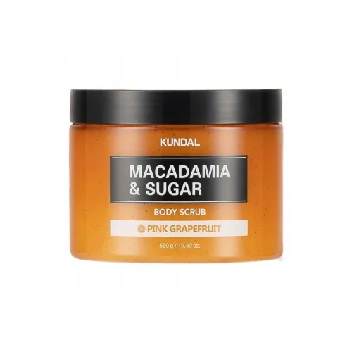 Цукровий скраб для тіла з макадамією Pink Grapefruit KUNDAL macadamia & sugar body scrub pink grapefruit