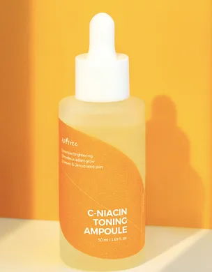 Isntree C-Niacin Toning Ampoule – освітлююча вітамінна сироватка 50 мл