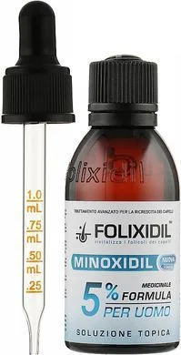Лосьйон проти випадіння волосся з міноксидилом 5% - FOLIXIDIL Minoxidil 5%, 60 мл