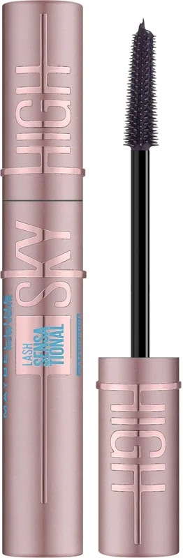 Туш для вій Maybelline New York Lash Sensational Sky High водостійка подовження чорна