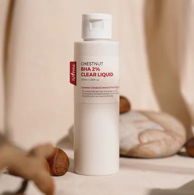 Isntree Chestnut BHA 2% Clear Liquid 100ml – рідина проти чорних цяток з саліциловою кислотою 2%