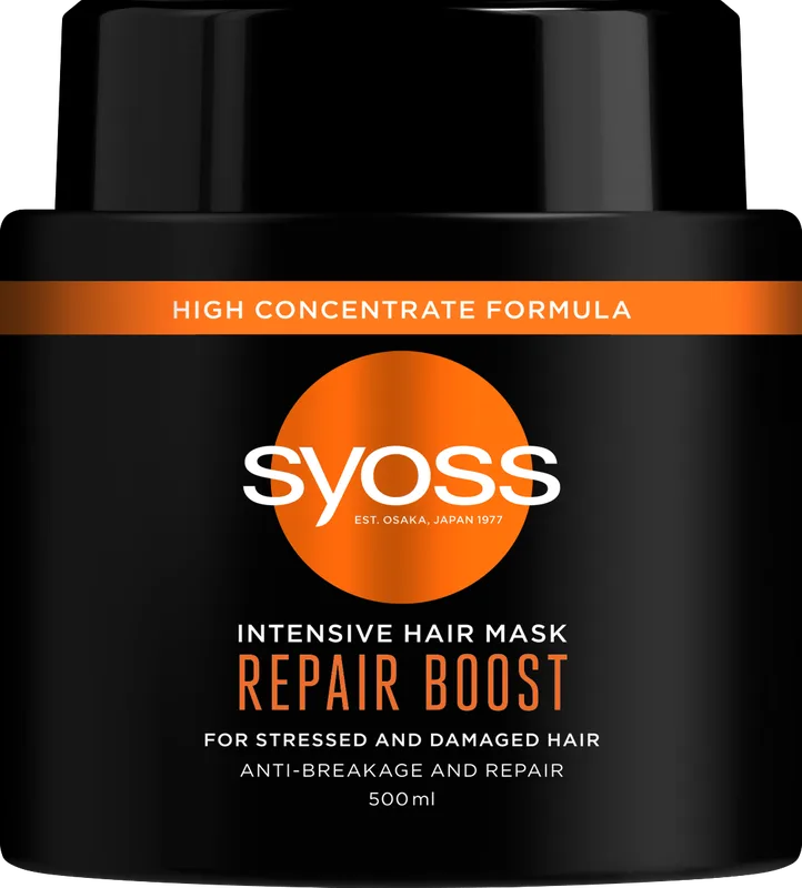 Інтенсивна маска для пошкодженого волосся SYOSS Repair Boost