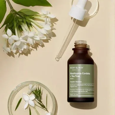 Mary&May Houttuynia Cordata +Tea Tree Serum – сироватка для чутливої та проблемної шкіри 30 мл