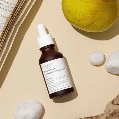 Mary&May Niacinamide + Chaenomeles Sinensis Serum – освітлююча сироватка з ніацинамідом і китайською айвою