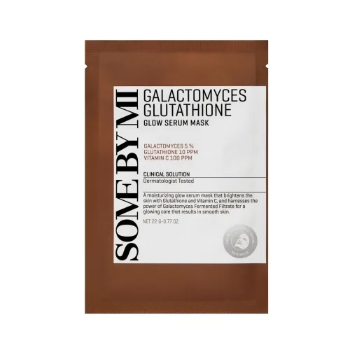 Освітлююча тканинна маска Some By Mi galactomyces glutathione glow serum mask