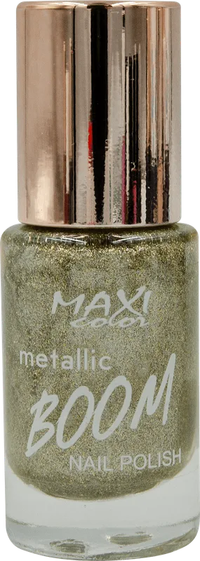 Лак для нігтів Maxi Color Metallic Boom, №1, 10 мл