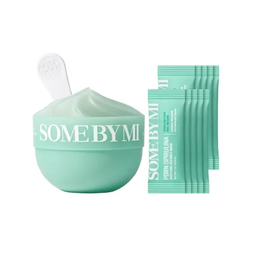 Заспокійлива маска-сорбет зі спіруліною та PDRN Some By Mi spirulina pdrn soothing sherbet mask