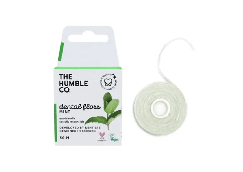 Зубна нитка-флос зі смаком м’яти THE HUMBLE CO Dental Floss Mint 50 мл
