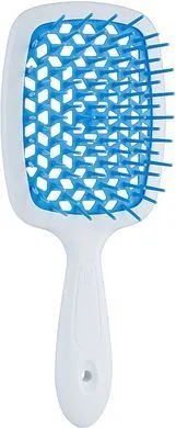 Гребінець білий з синім - Janeke SUPER BRUSH