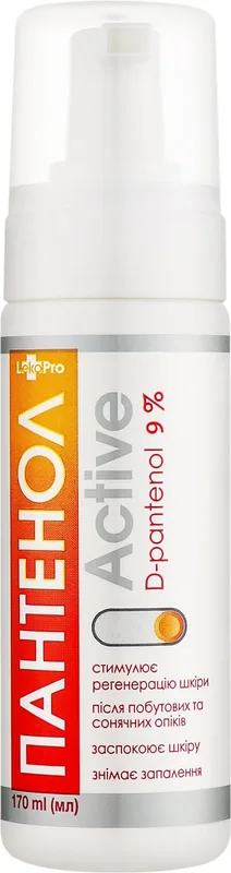 Бальзам LekoPro пантенол-active 9% флакон 170 мл