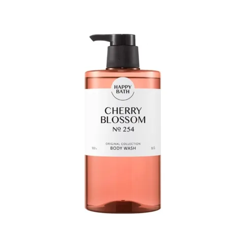 Зволожувальний гель для душу з ароматом вишневого цвіту 910 мл Happy Bath original collection cherry blossom body wash
