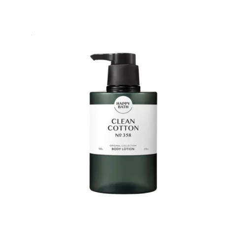 Зволожувальний лосьйон для тіла з ароматом бавовни 500 мл Happy Bath original collection body lotion clean cotton