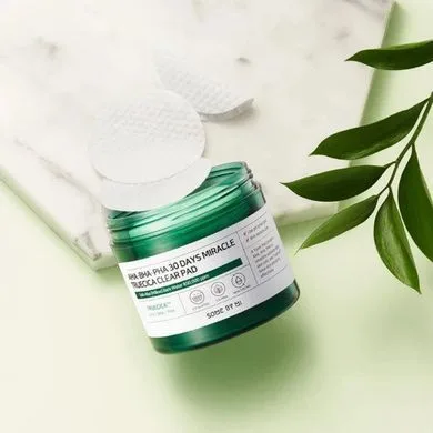 Some By Mi AHA BHA PHA 30 Days Miracle Truecica Clear Pad – пади з кислотами для жирної шкіри 70 шт