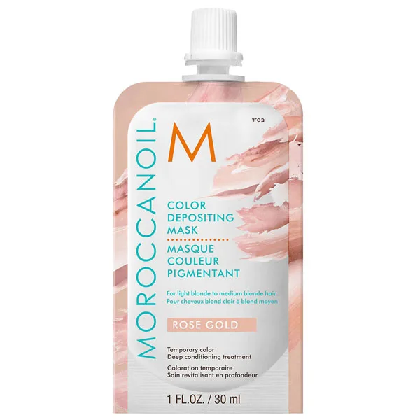 Маска для Волос Moroccanoil Color Depositing Mask Rose Gold