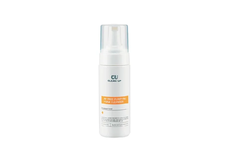 Очищуючий мус для чутливої проблемної шкіри CU SKIN Clean-Up AV Free Purifying Foam Cleanser 180 мл