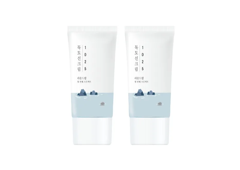 Набір сонцезахисних кремів з морською водою ROUND LAB 1025 Dokdo Sunscreen 2 шт