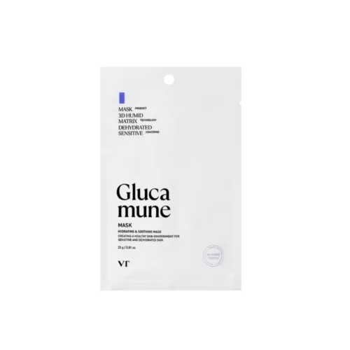 Зволожуюча тканинна маска з рослинним муцином 23 мл VT Cosmetics glucamune mask