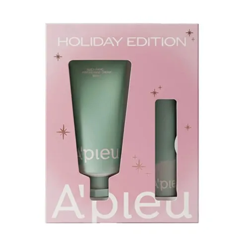 Набір: крем для рук і бальзам для губ 30 мл + 3.7 мл APIEU juicy-pang hand cream & lip balm set