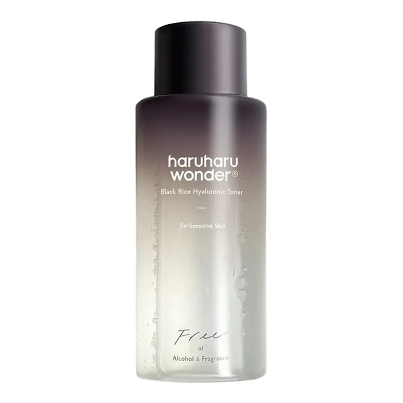 Haruharu Wonder Black Rice Hyaluronic Toner Free Of Alcohol & Fragrance тонік без ароматизаторів для чутливої ​​шкіри 300 мл