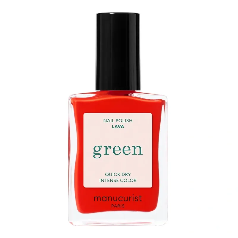 Manucurist Green Nail Polish — класичний лак для нігтів Lava, 15 мл