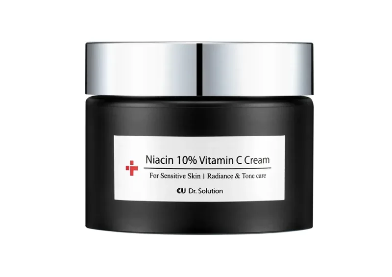 Освітлюючий антиоксидантний крем з ніацинамідом 10% та вітаміном С CU SKIN Dr.Solution Niacin 10% Vitamin C Cream 50 мл