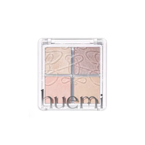 Багатофункціональна палітра-хайлайтер, відтінок 02 Pure glam Huemi multi-use glow on palette 02 pure glam