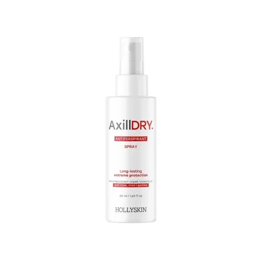Антиперспірант-спрей тривалої дії 50 мл HOLLYSKIN axilldry antiperspirant spray