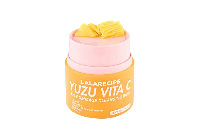 Очищувальний бальзам-гоммаж з екстрактом юдзу LALARECIPE Yuzu Vita C 3in1 Gommage Cleansing Balm 50 мл