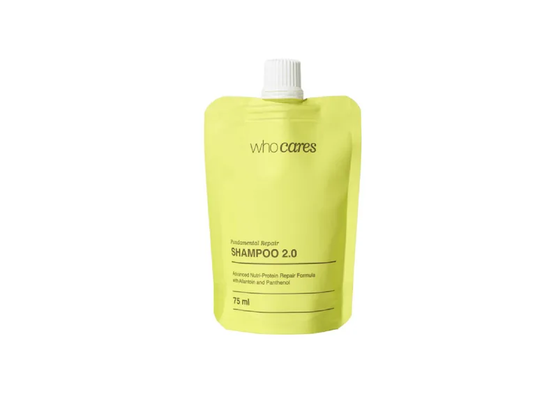 Шампунь для глибокого очищення WHOCARES Shampoo 2.0 Fundamental Repair 75 мл