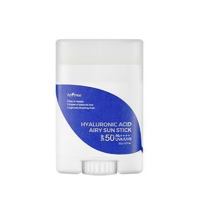 Isntree Hyaluronic Acid Airy Sun Stick SPF50+ PA++++ — сонцезахисний стік 22 г