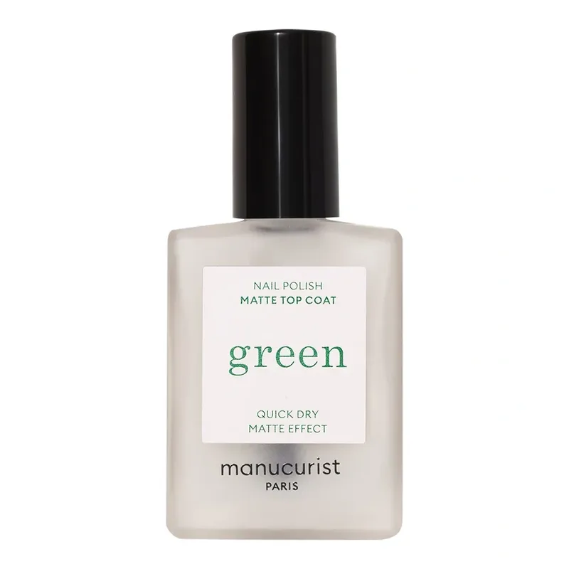 Manucurist Green Top Coat Mat — матовий топ-лак для нігтів, 15 мл