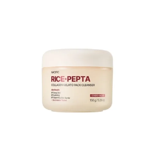 Очищувальний бальзам-маска з рисовими ферментами та колагеном NACIFIC rice gelato pack cleanser