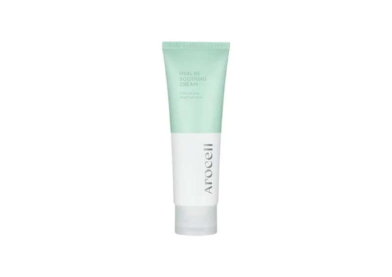 Заспокійливий крем з 5% пантенолу для чутливої шкіри AROCELL Hyal B5 Soothing Cream 80 мл