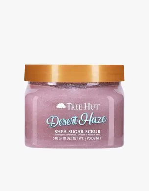 Tree Hut Desert Haze Shea Sugar Scrub – цукровий скраб для тіла з малиною і жасмином 510 г