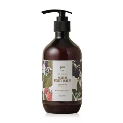 Парфумований гель-скраб для душу Botanical Berry Plu perfumed spa scrub body wash botanical berry