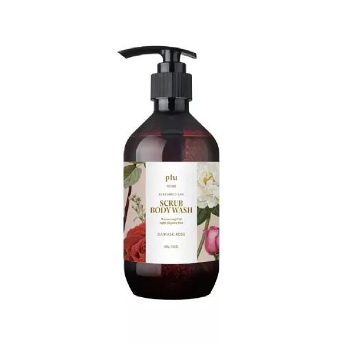 Парфумований гель-скраб для душу Damask Rose Plu perfumed spa scrub body wash damask rose