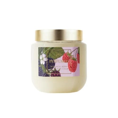 Парфумований цукровий скраб для тіла Botanical Berry Plu perfumed sugar body scrub botanical berry