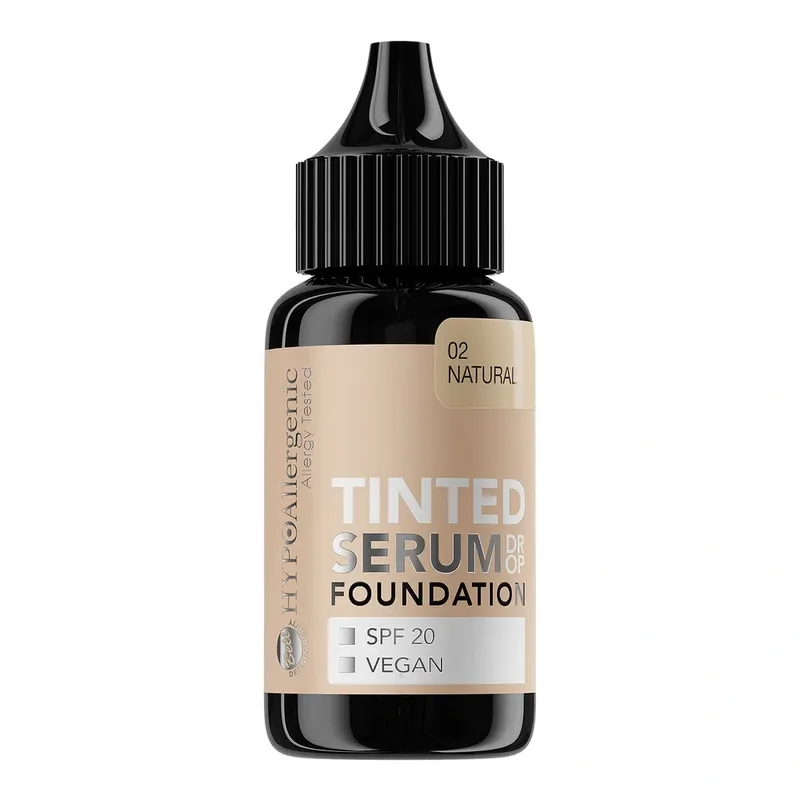 Bell Hypoallergenic Tinted Serum Drop Foundation тональний флюїд для обличчя 02 Natural 24 г