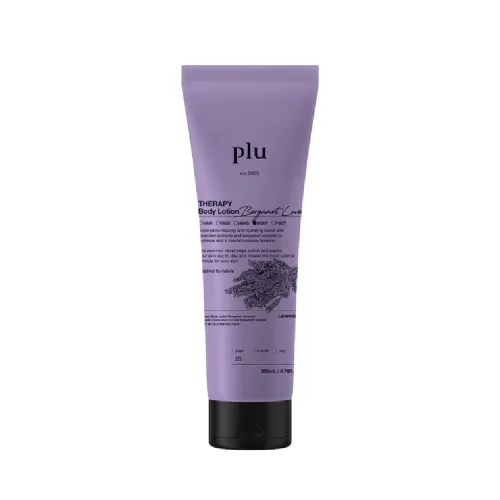 Лосьйон для тіла з ароматом лаванди та бергамоту 200 мл Plu therapy body lotion bergamot lavender