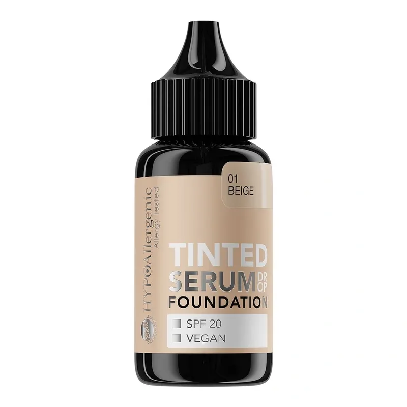 Bell Hypoallergenic Tinted Serum Drop Foundation тональний флюїд для обличчя 01 Beige 24 г
