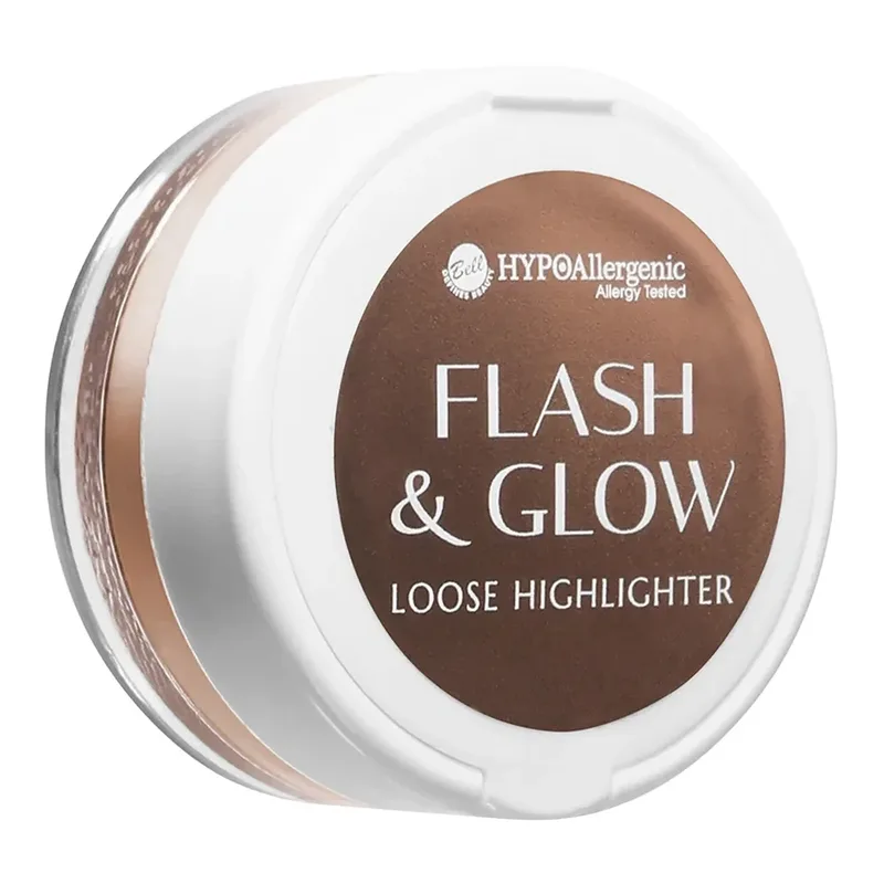 Bell Hypoallergenic Flash & Glow розсипчастий хайлайтер для обличчя та тіла 01 Solar Kiss 5 г