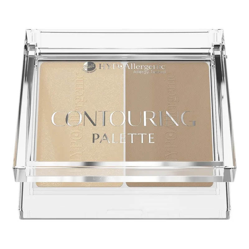 Bell Hypoallergenic Contouring Palette палетка для контурингу обличчя 01 Shine & Shape 10 г