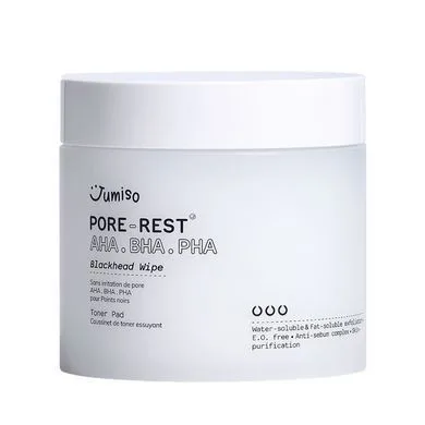 Jumiso Pore-Rest AHA BHA PHA Blackhead wipe Toner pad – очищуючі тонер-пади 70 шт.