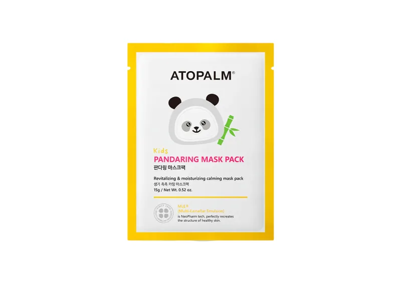 Маска тканинна заспокійлива для дітей ATOPALM Pandaring Mask Pack Kids 15 г